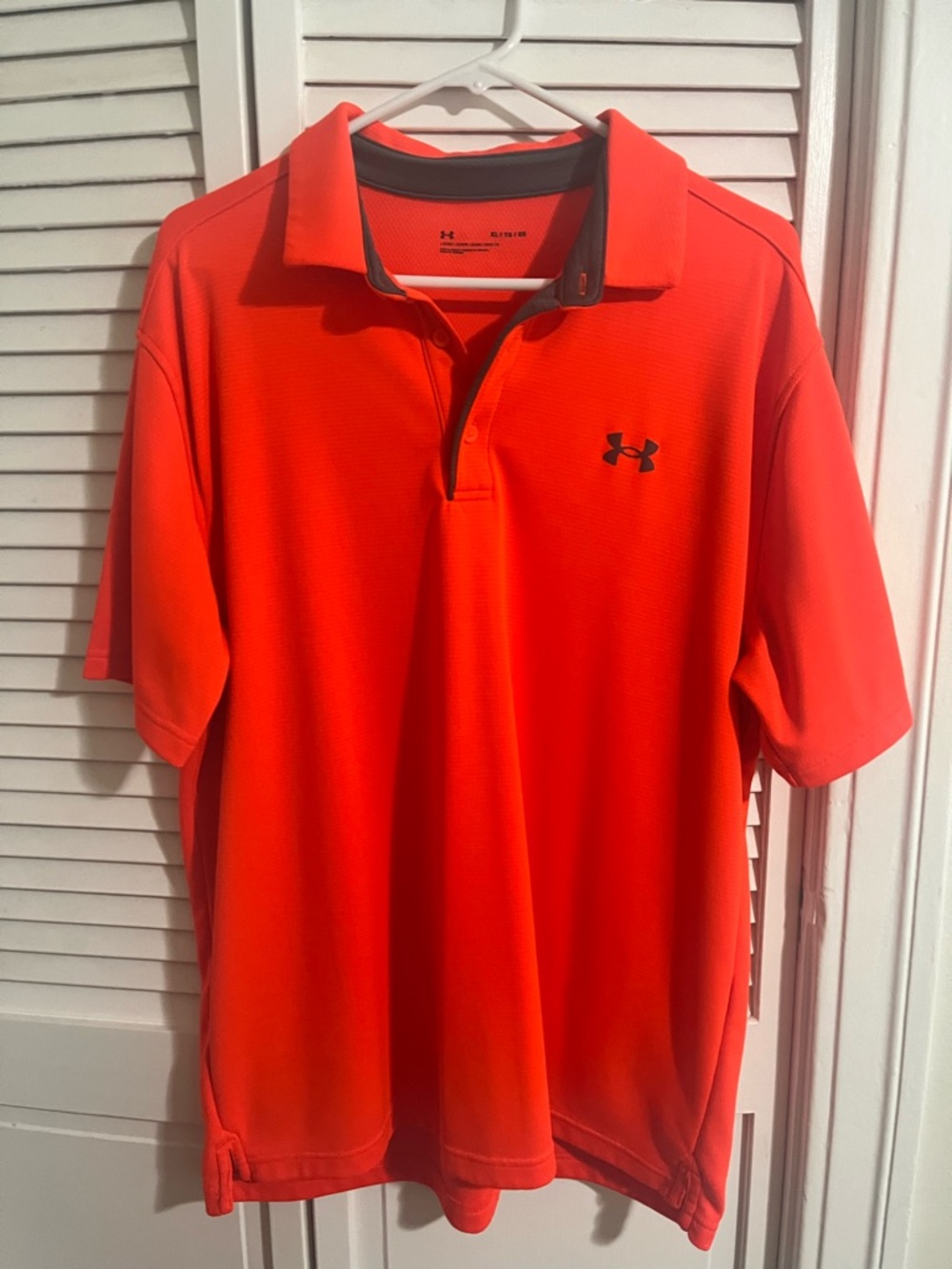 Under Armour Men’s Bright Orange Performance Polo